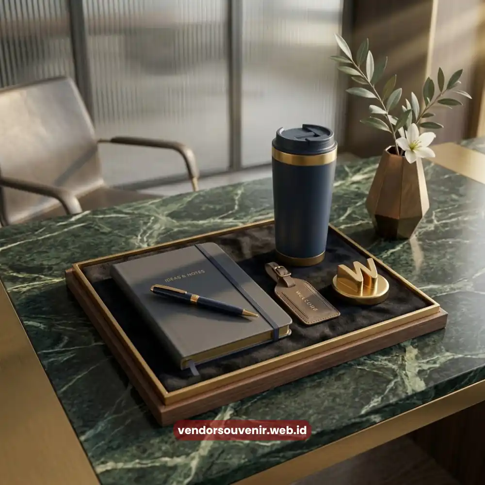 Isi Welcome Pack Kantor Notebook Tumbler