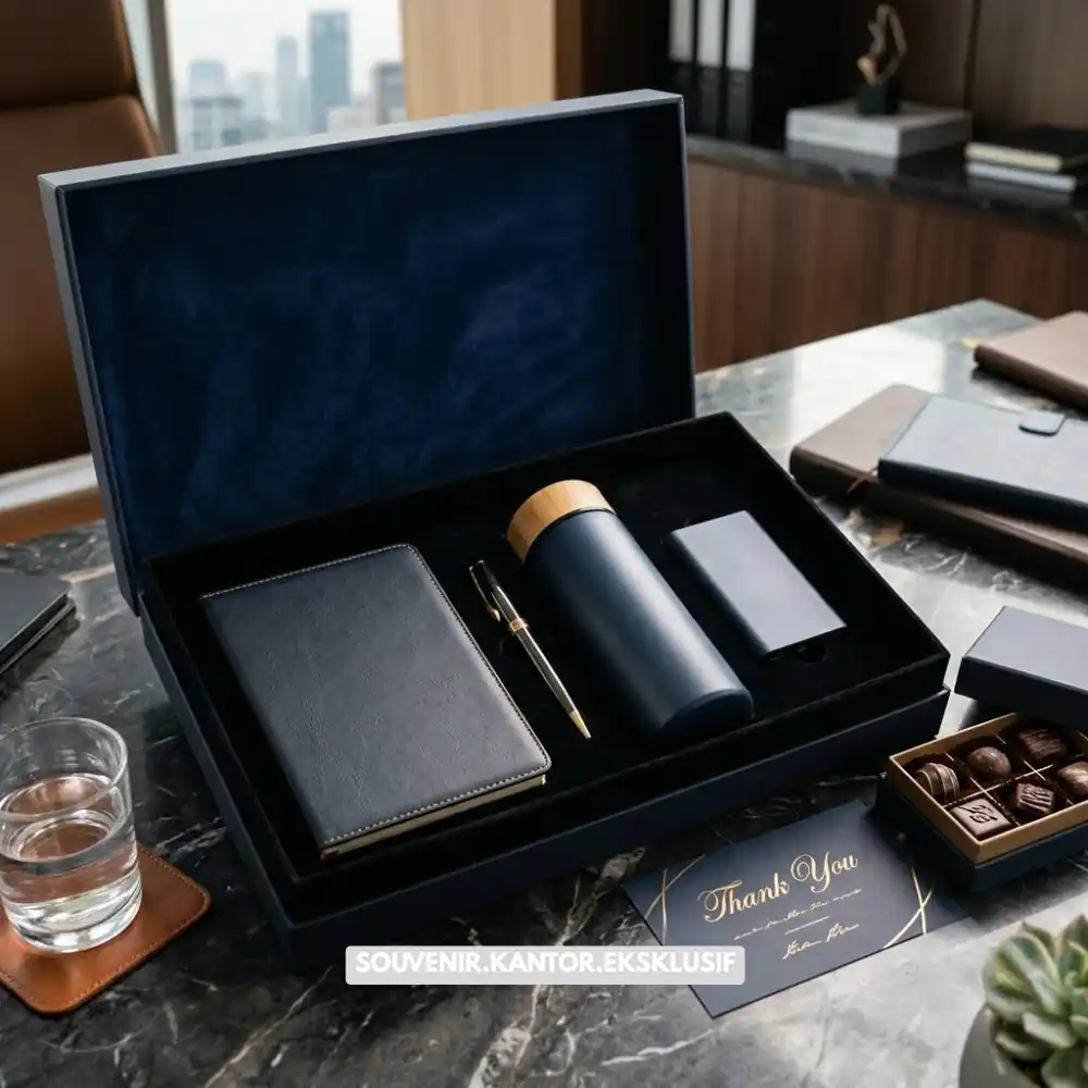 Set Hadiah Perusahaan Premium, Solusi Branding Elegan untuk Klien dan Karyawan